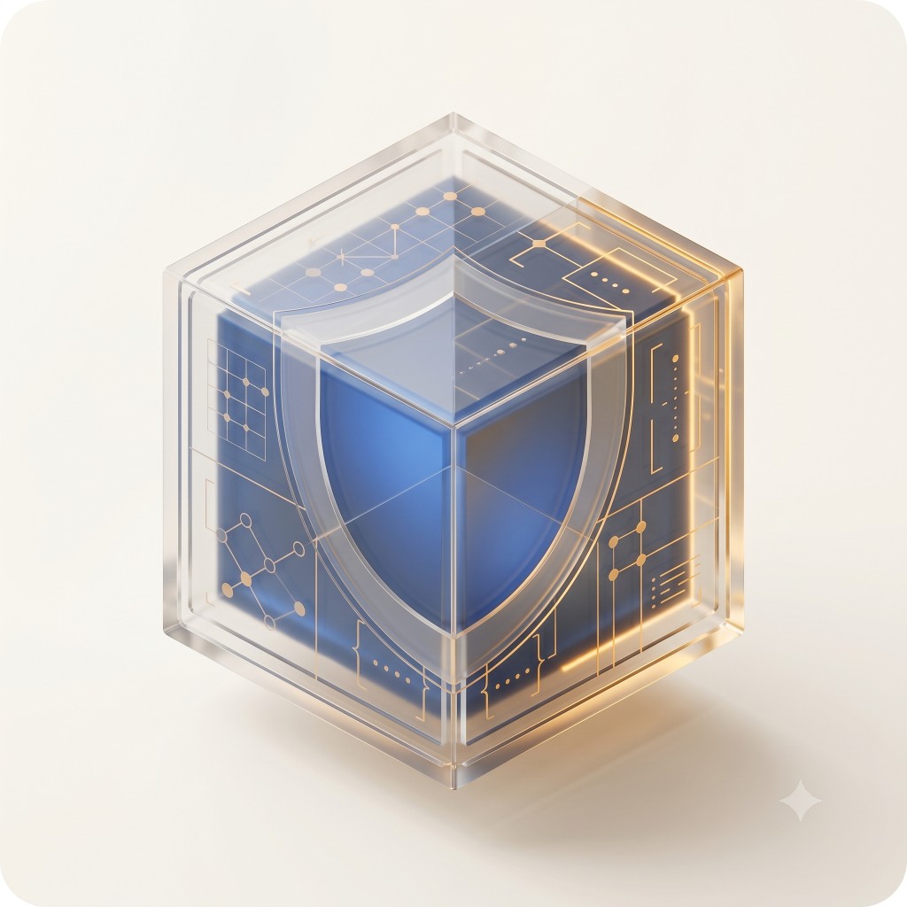 Secure self-describing knowledge cube with shield and embedded schema patterns